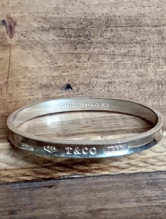 Tiffany & Co. Jewelry - Tiffany & Co. 1837 Oval Sterling Silver Bangle Bracelet - Silver